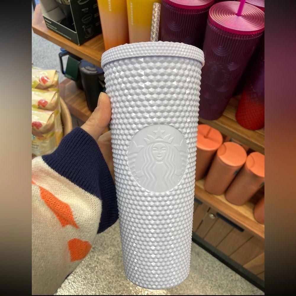 Starbucks 2024 White Studded Tumbler 24oz Venti